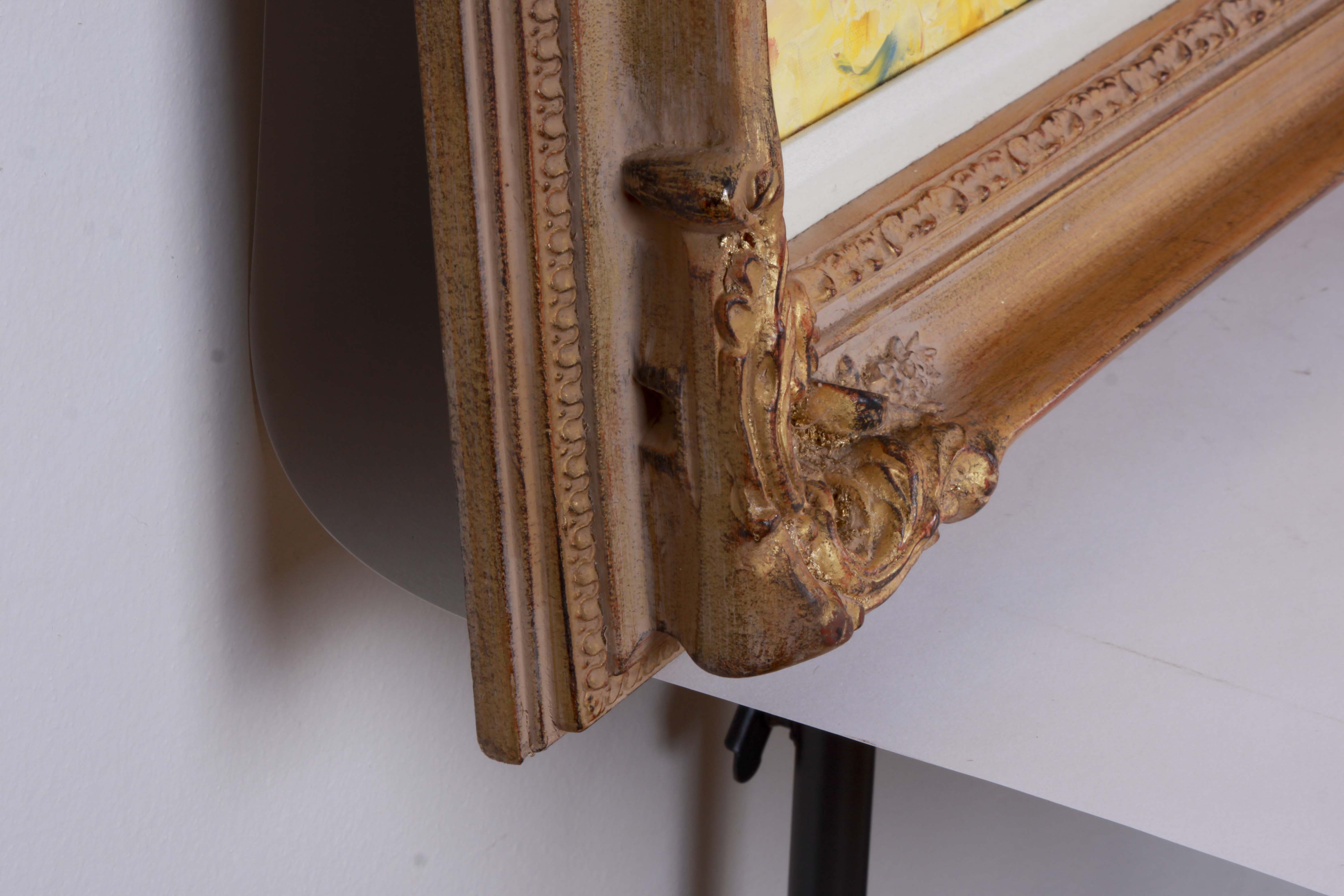 Karen Rolfes Signed Original Oil Painting "Happiness Is"