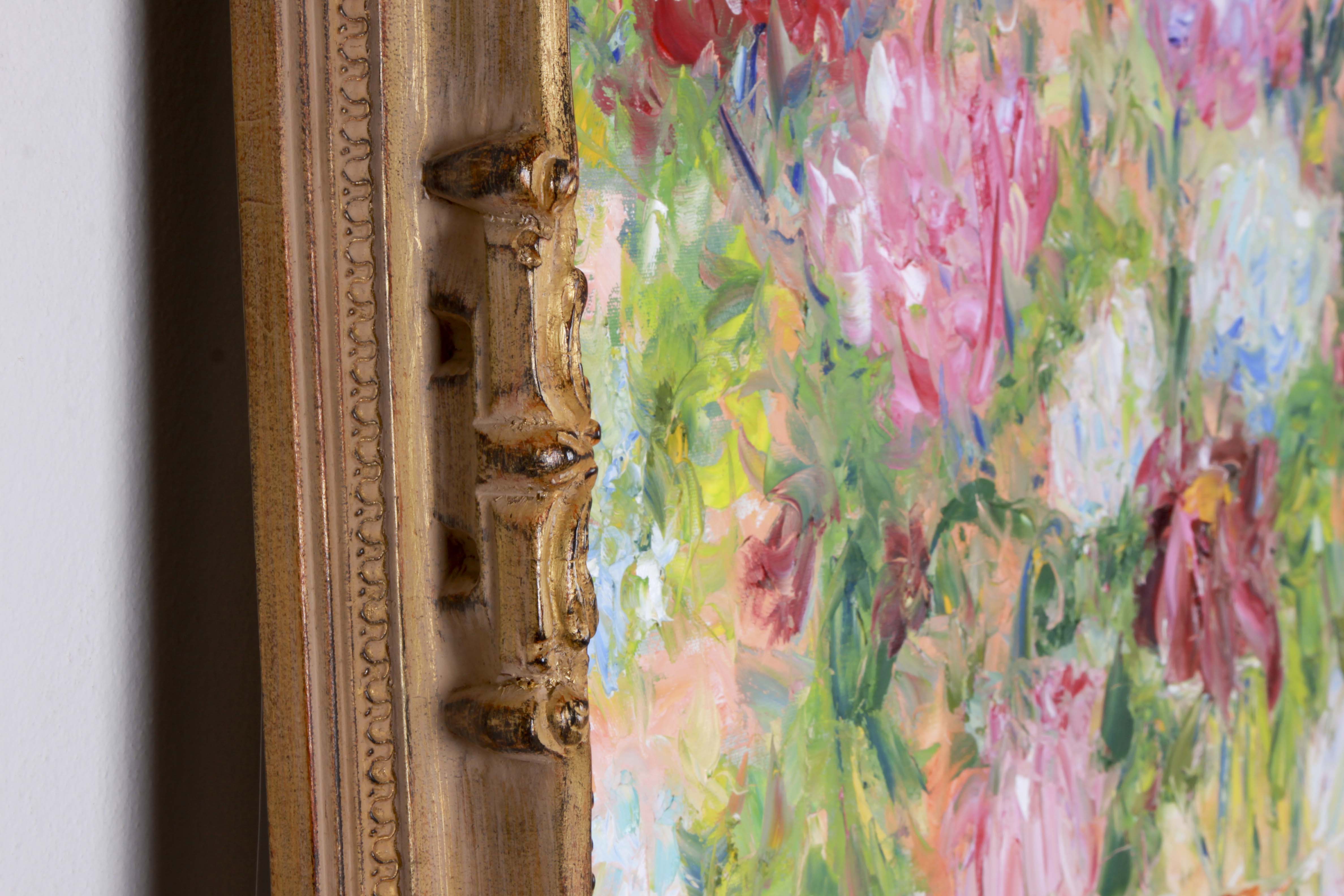 Karen Rolfes Signed Original Oil Painting "Happiness Is"