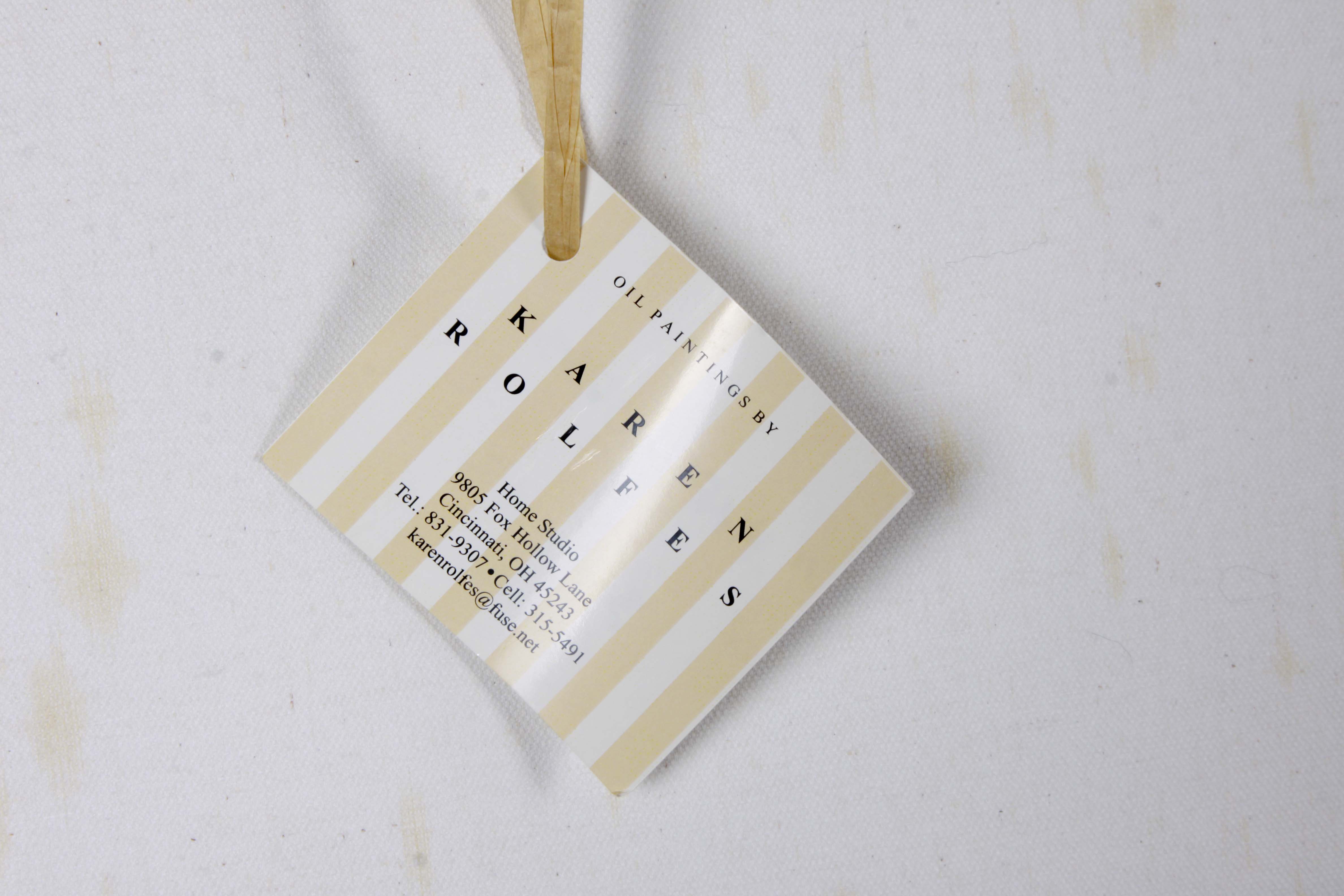 Karen Rolfes Signed Original Oil Painting "Happiness Is"