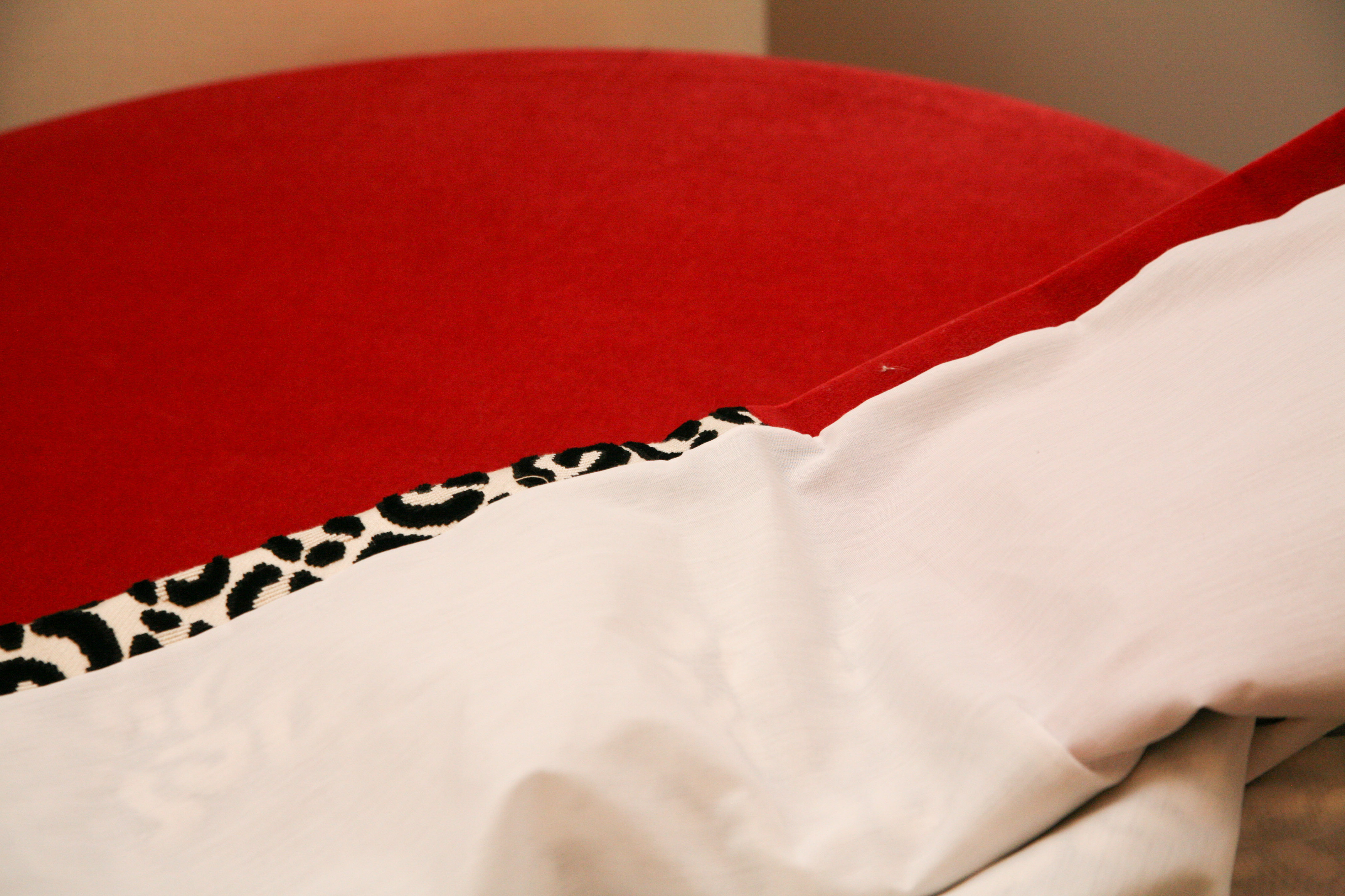 Glass Top Neoclassical Style Table with Tablecloth