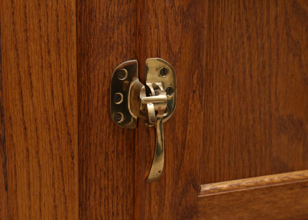 Oak Ice Box Style Cabinet by White Clad