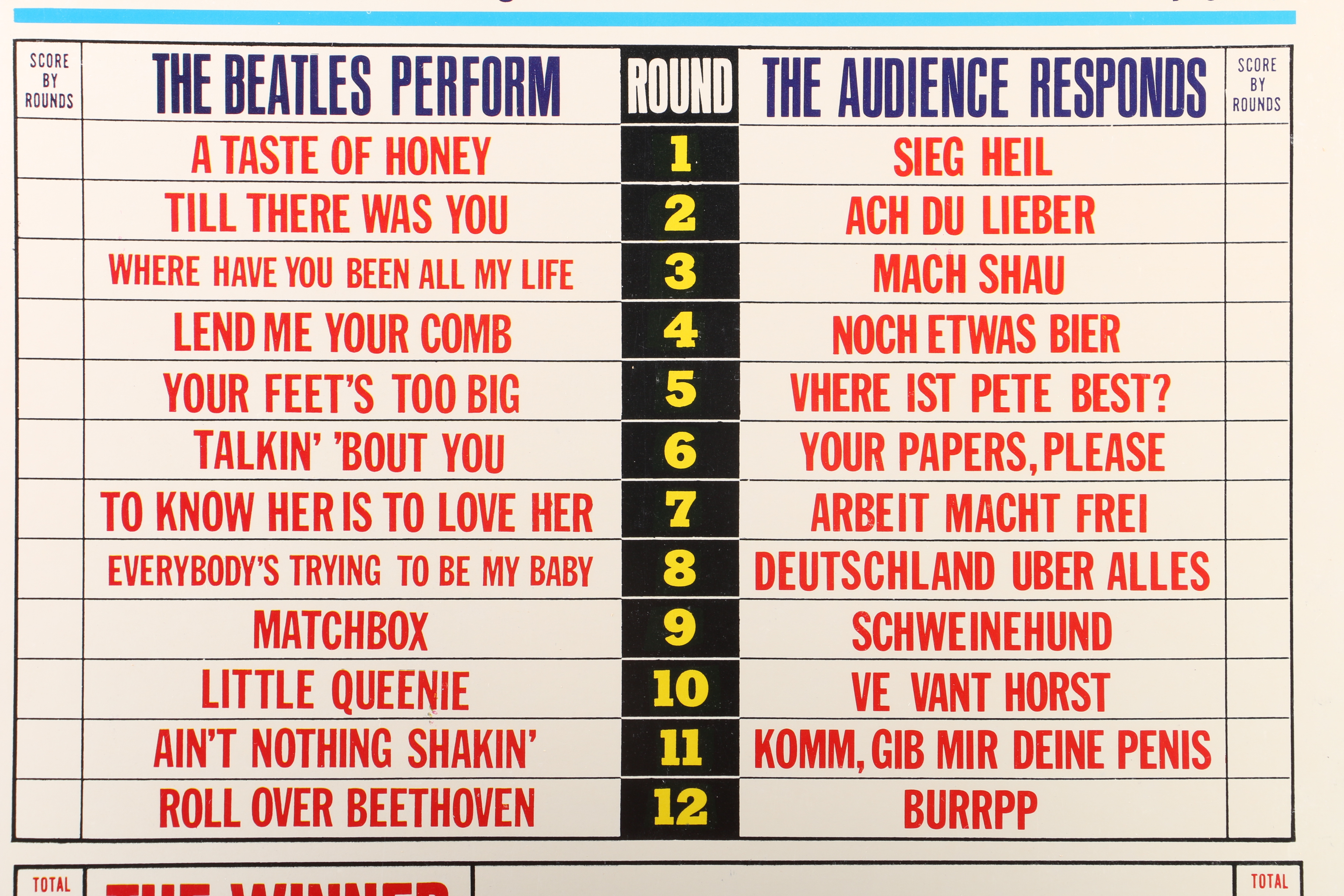 "The Beatles VS The Third Reich" Bootleg LP