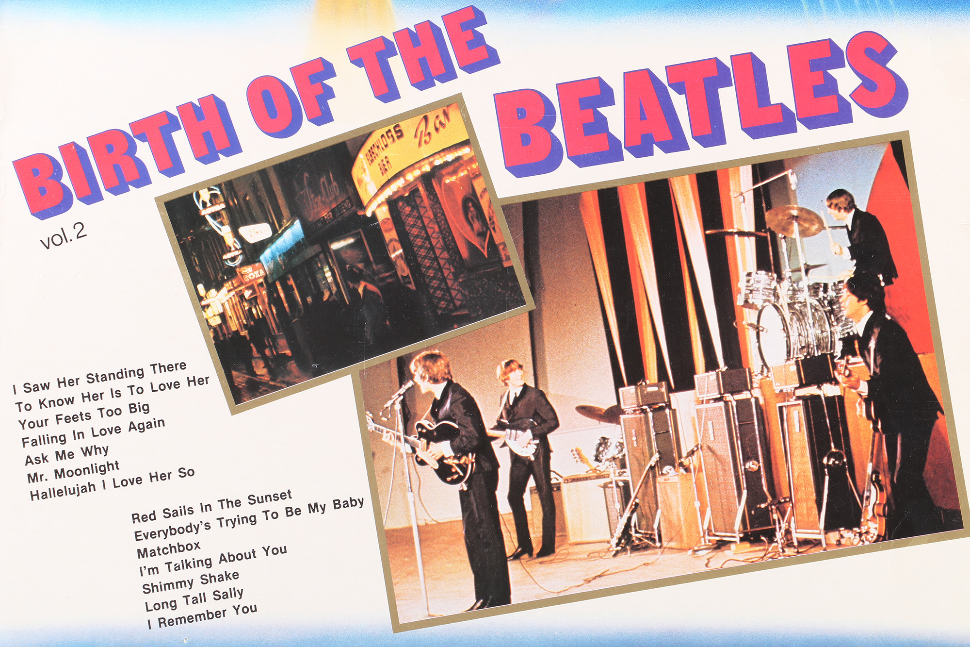 "Birth Of The Beatles Vol. 2" Italian Compilation LP