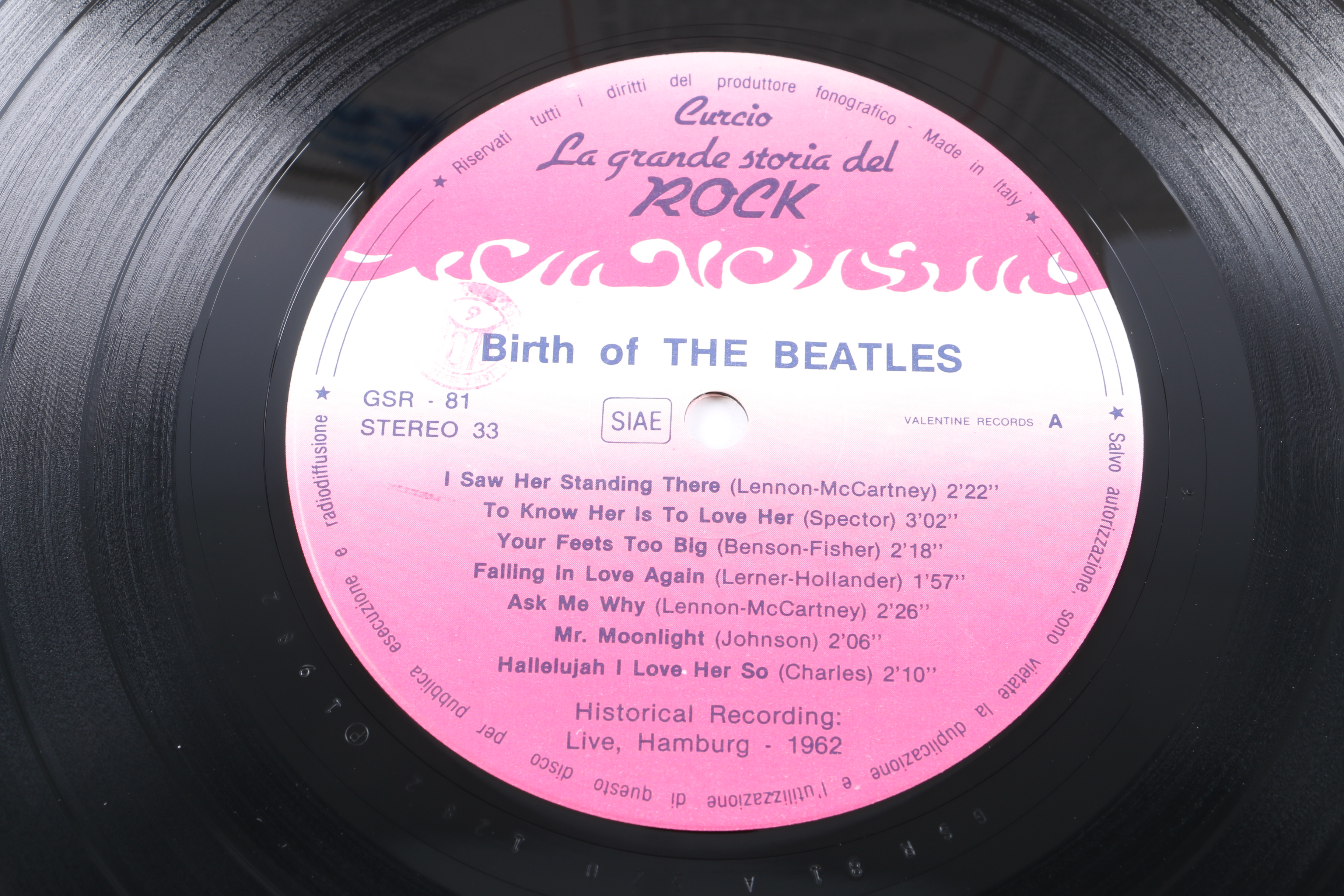 "Birth Of The Beatles Vol. 2" Italian Compilation LP