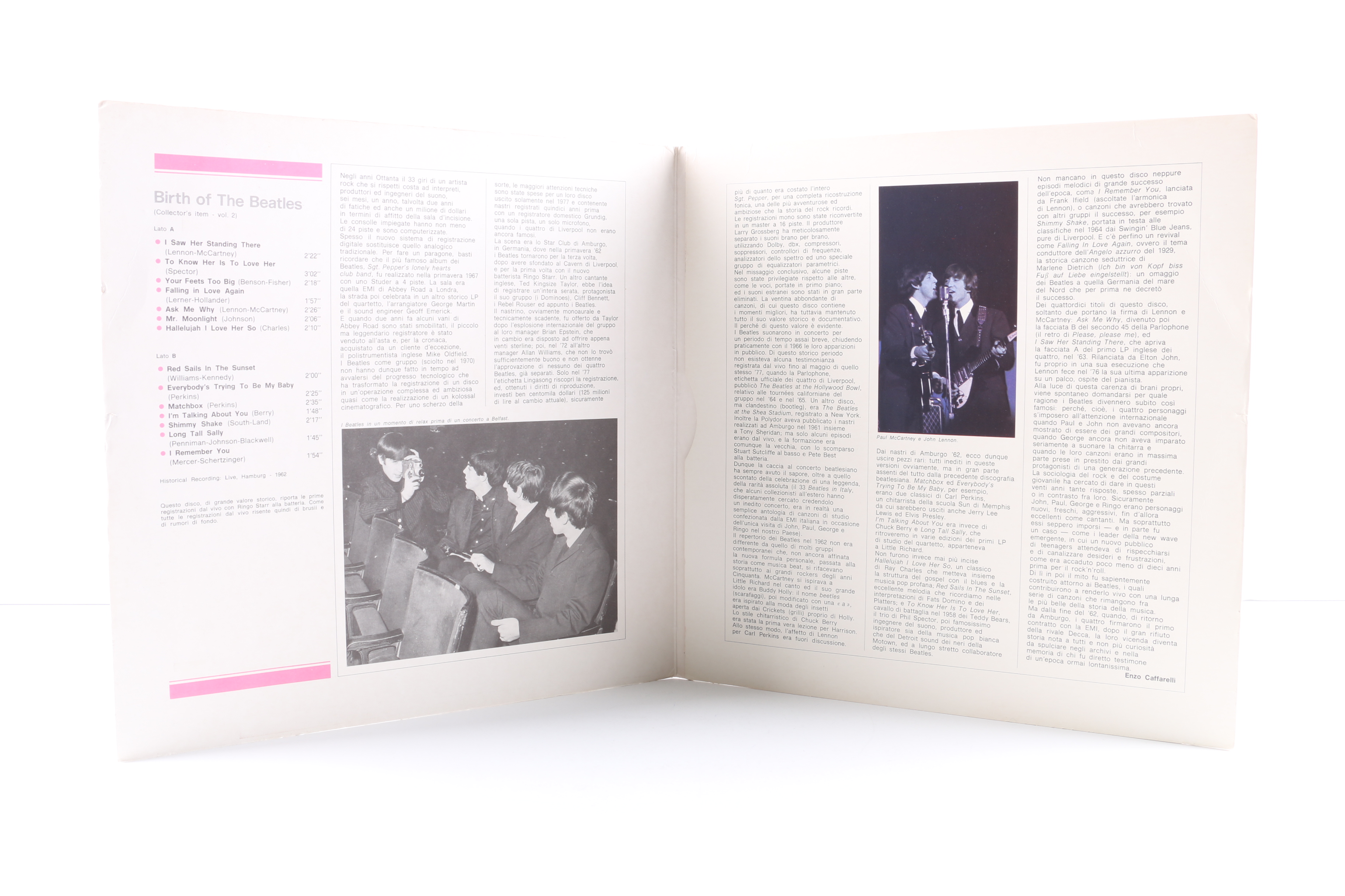 "Birth Of The Beatles Vol. 2" Italian Compilation LP