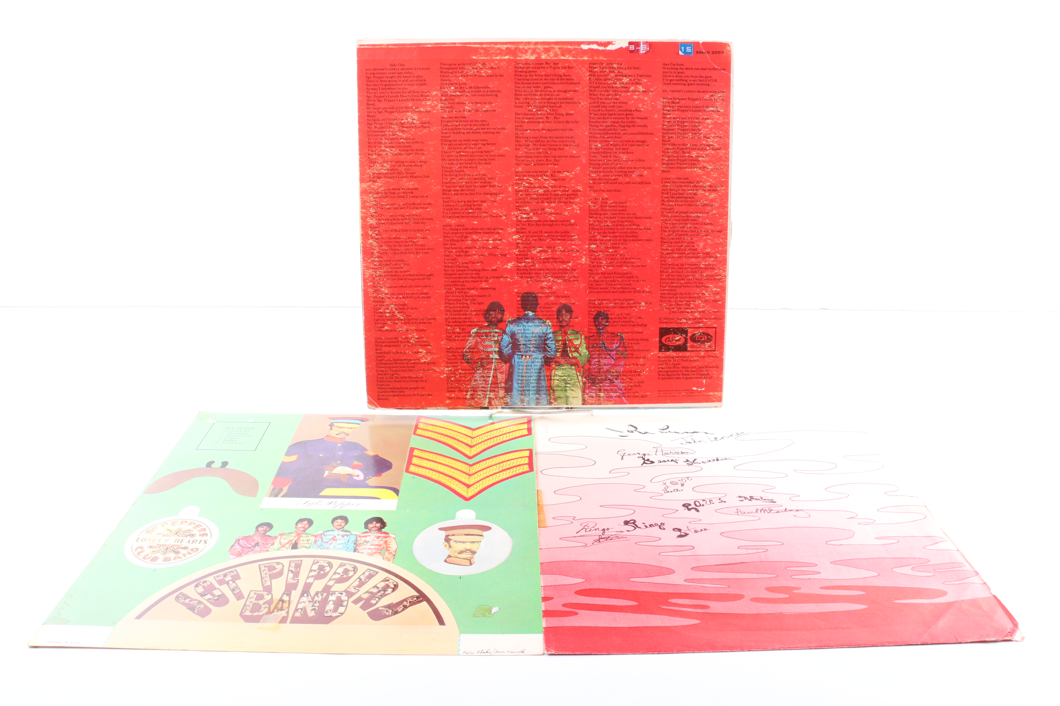 The Beatles "Sgt. Pepper" Original US Stereo Pressing LP With Inserts