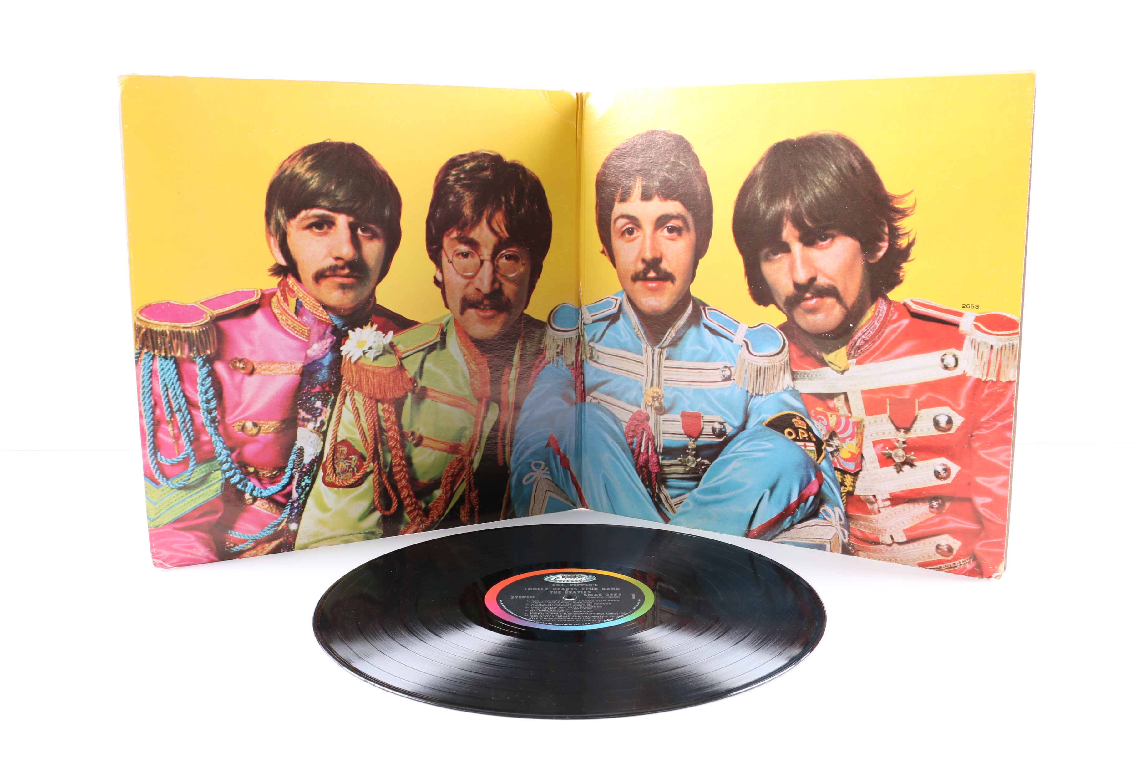 The Beatles "Sgt. Pepper" Original US Stereo Pressing LP With Inserts