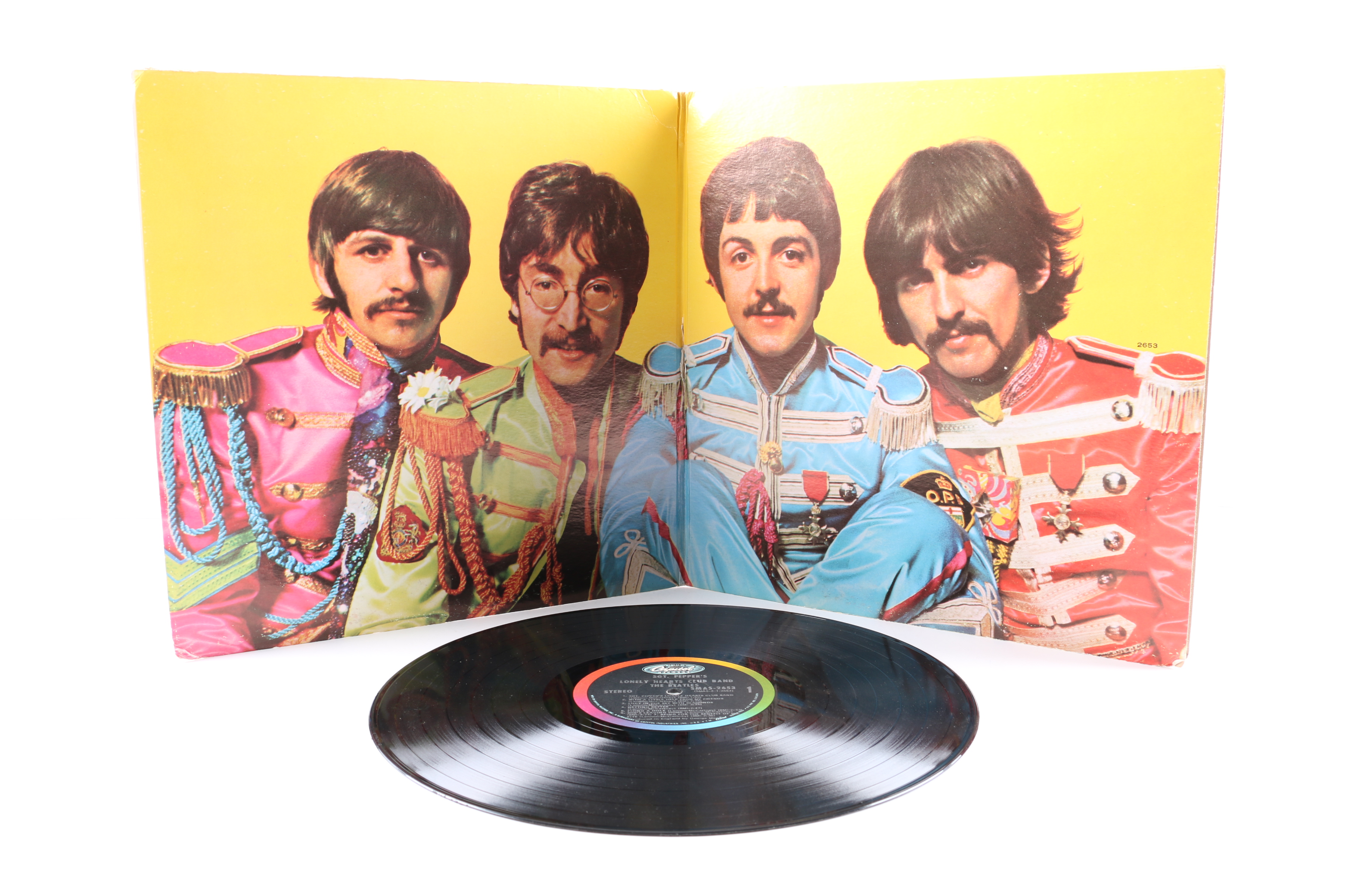 The Beatles "Sgt. Pepper" Original US Stereo Pressing LP With Inserts