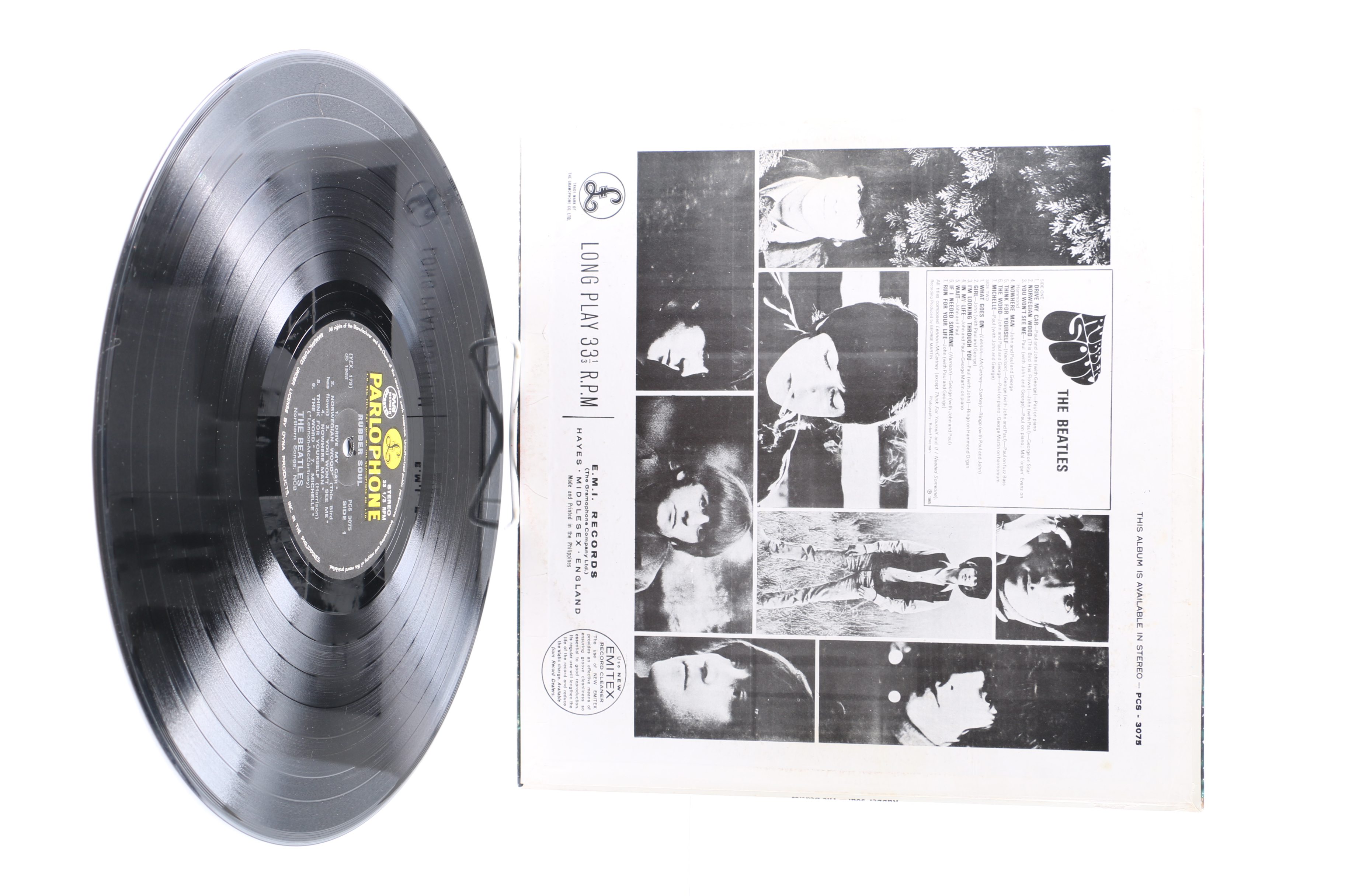 The Beatles "Rubber Soul" Original Philippines Stereo Pressing LP