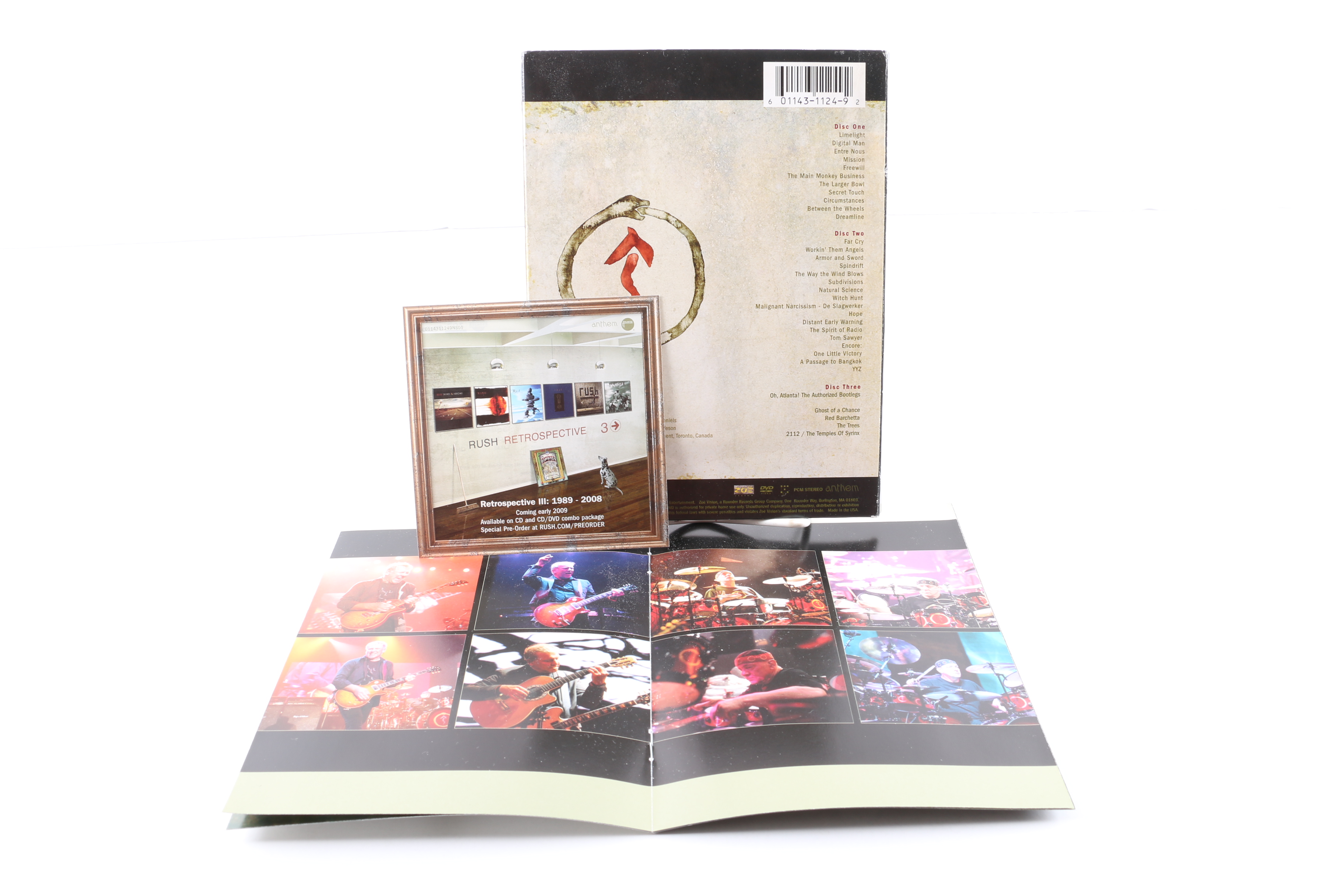 Rush "Hemispheres" Picture Disc with "Snakes & Arrows Live" DVD Set