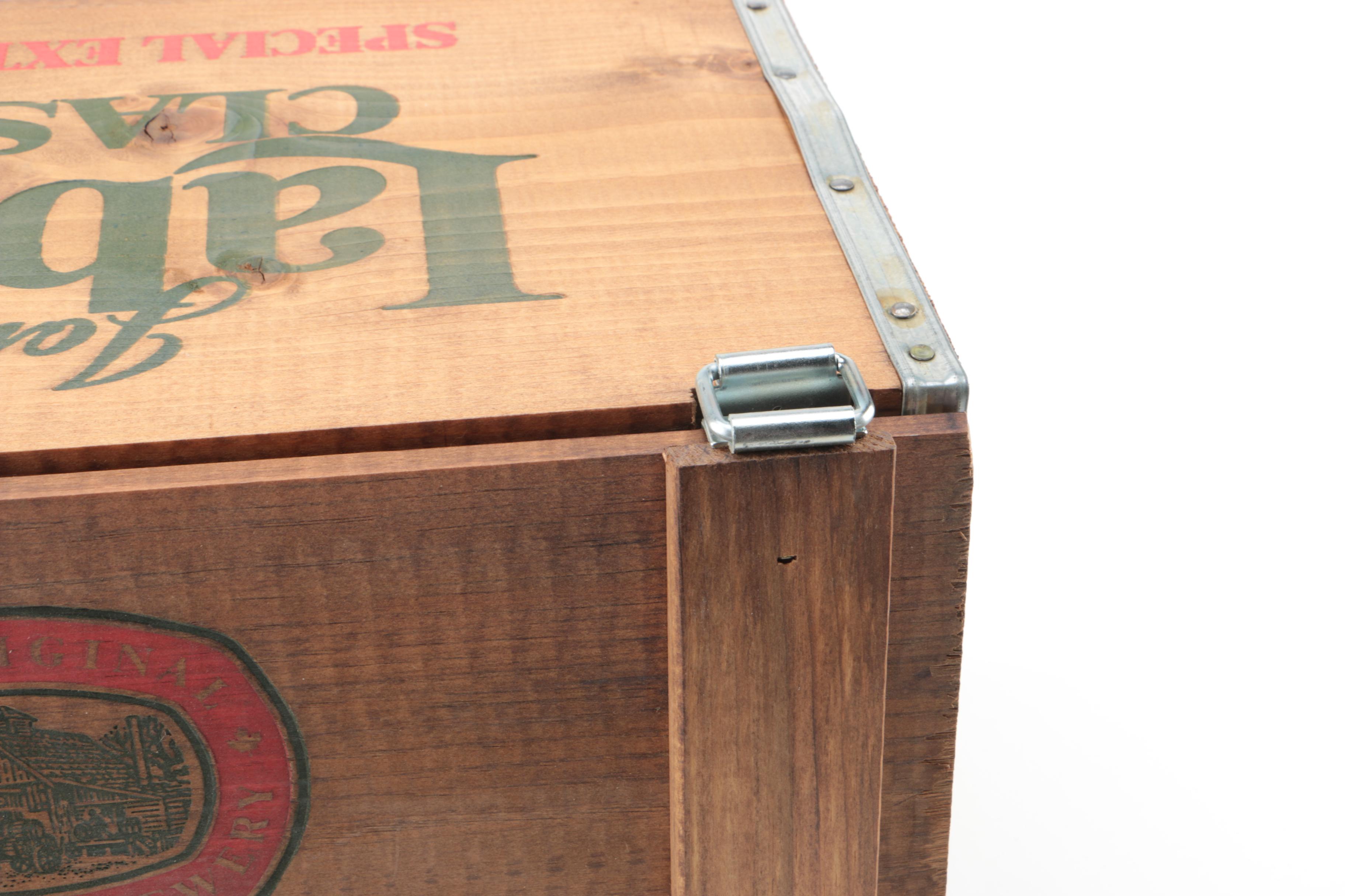 Vintage John Labatt Wood Beer Crate