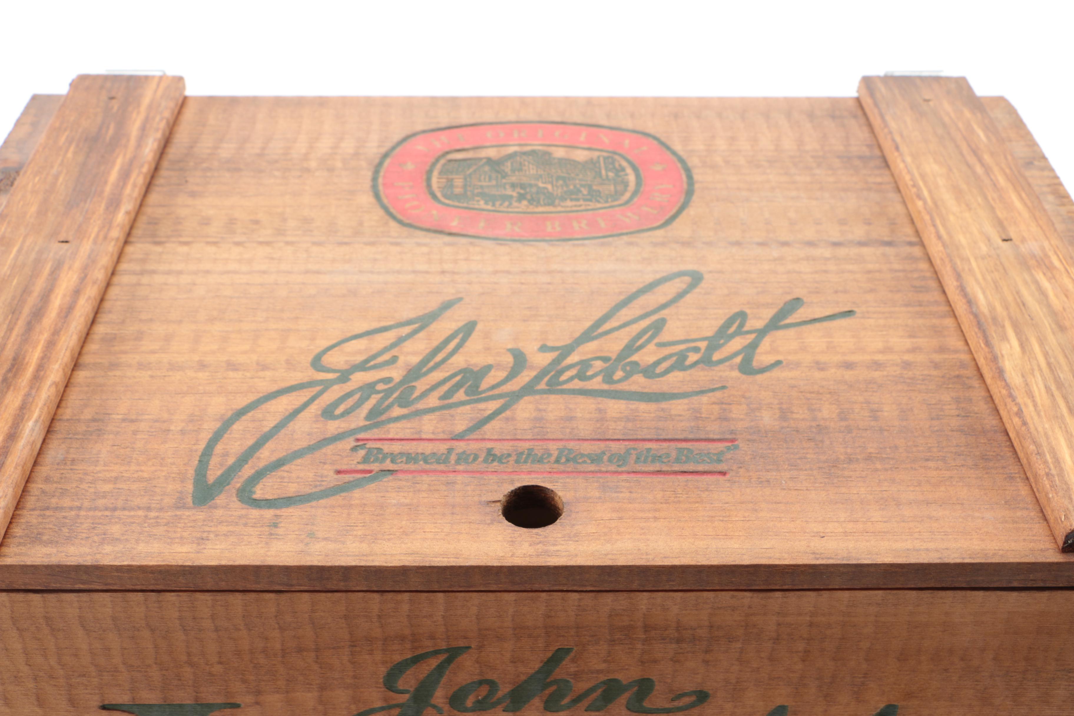 Vintage John Labatt Wood Beer Crate