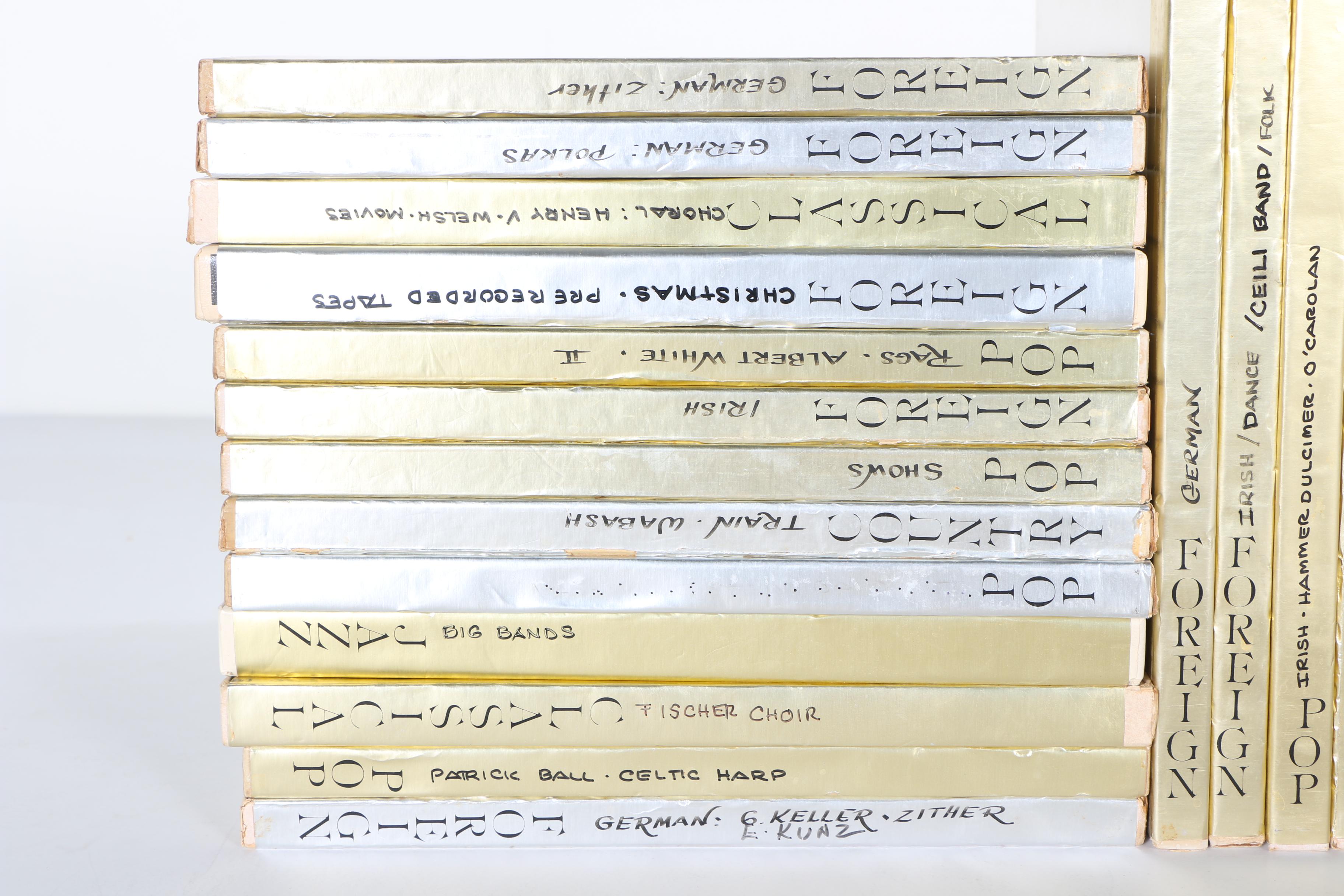 Classical, Irish, and German Music Reel to Reel Assortment