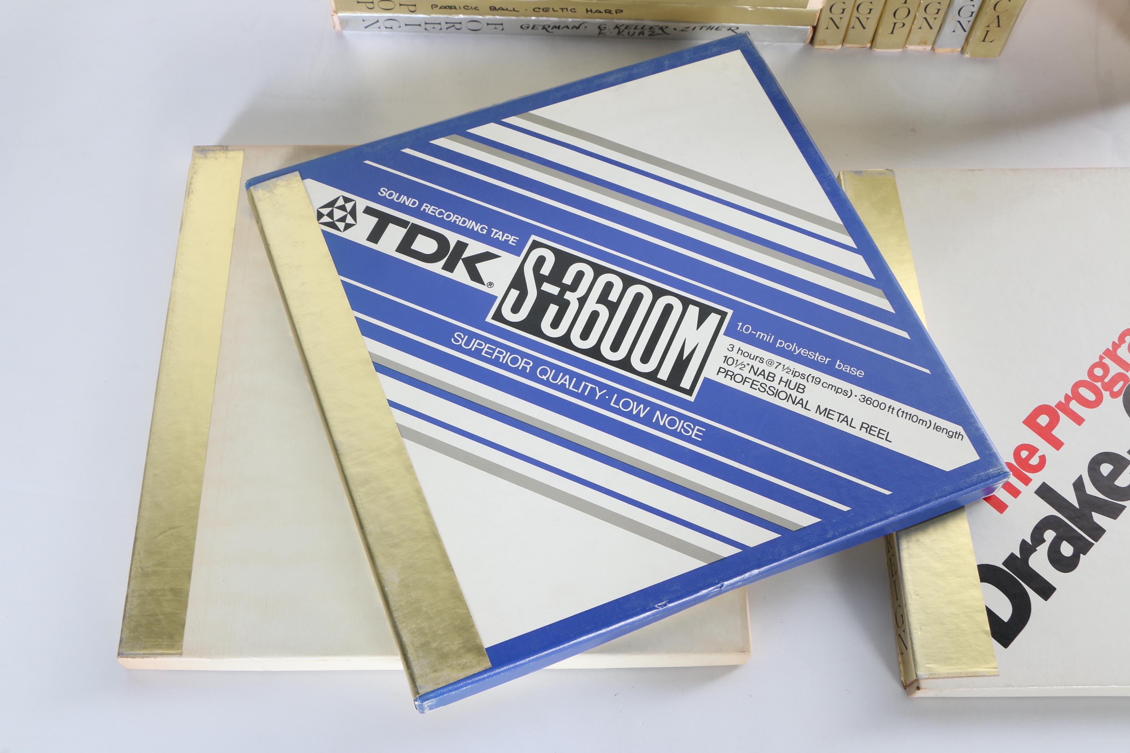 Classical, Irish, and German Music Reel to Reel Assortment