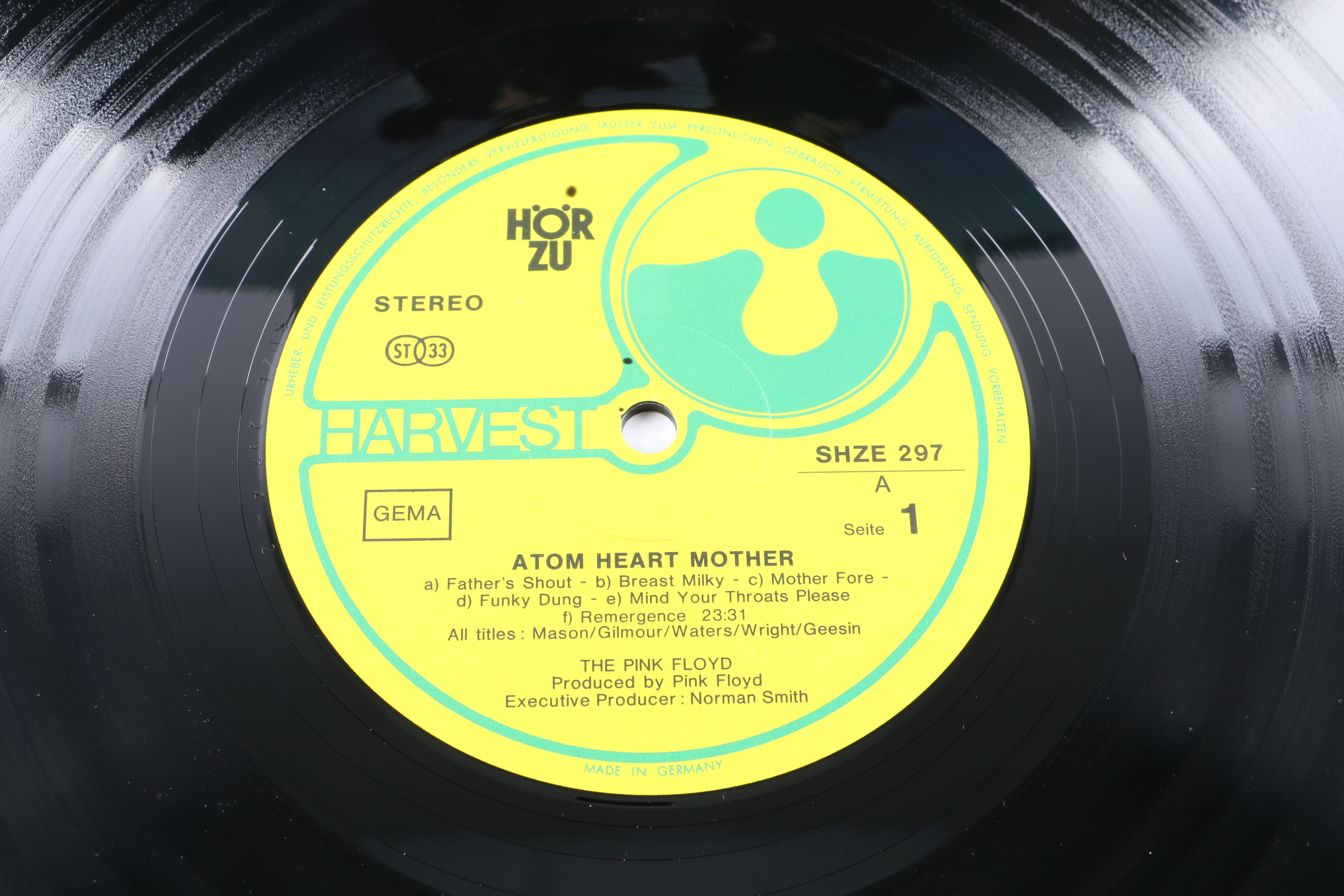 Pink Floyd "Atom Heart Mother" Original German Stereo Pressing LP