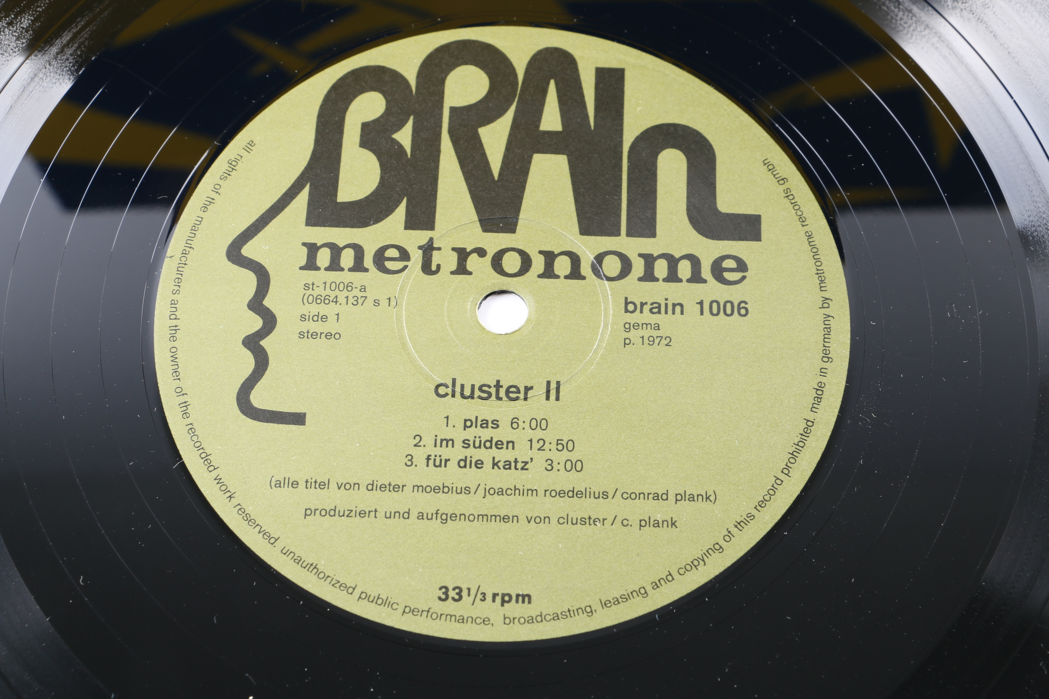 Cluster "II" Original German Stereo Pressing LP