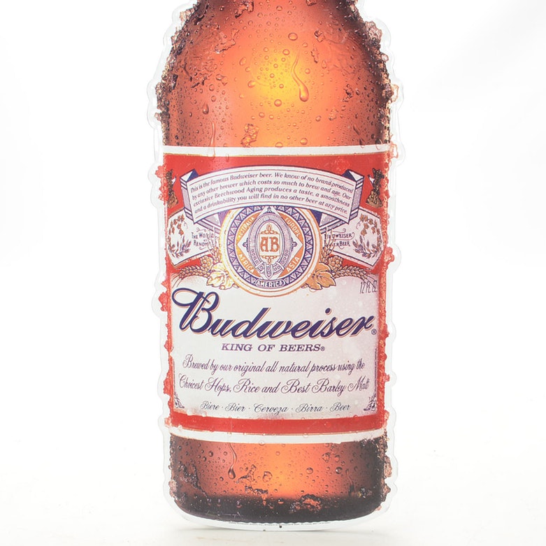 Budweiser "Bottle" Sign