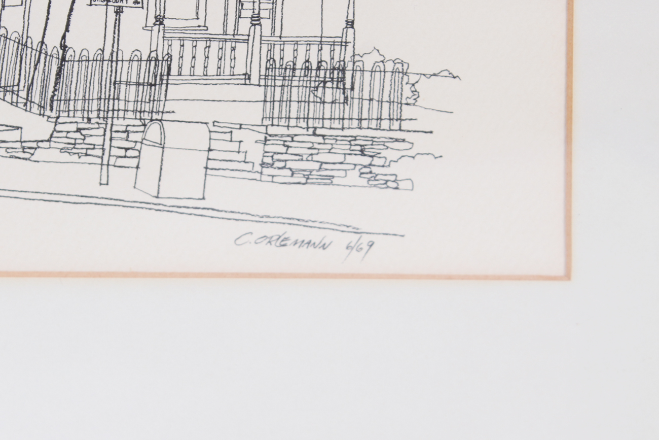 Trio of Framed C. Orlemann Prints