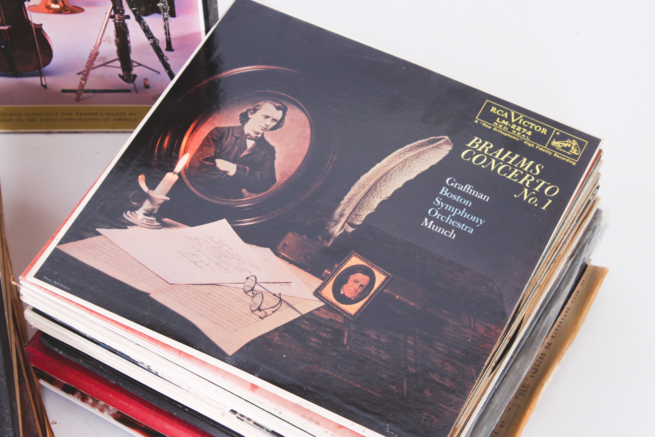 Grouping of Classical Music Vinyl Records