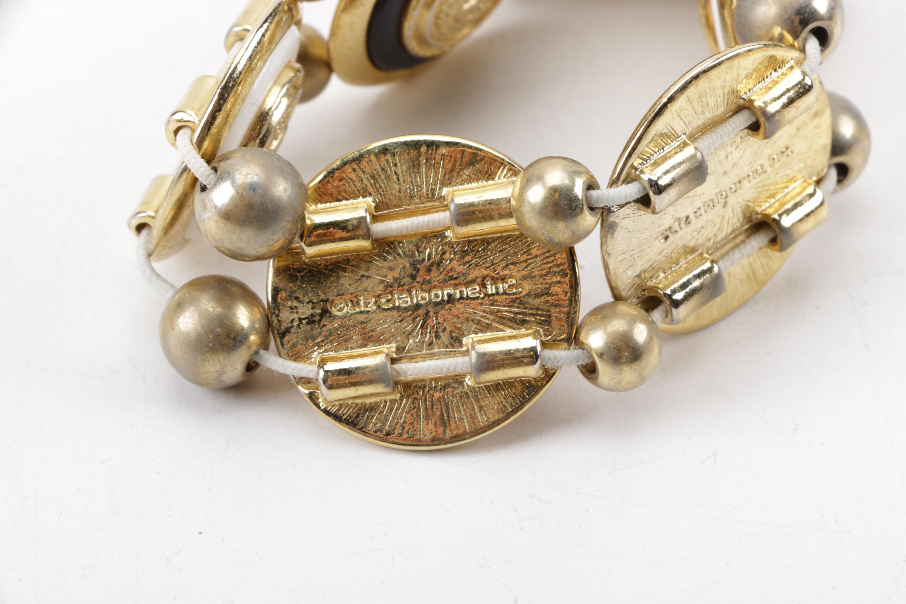 Vintage Cultured Pearl Necklace with Costume Jewelry Featuring Liz Claiborne