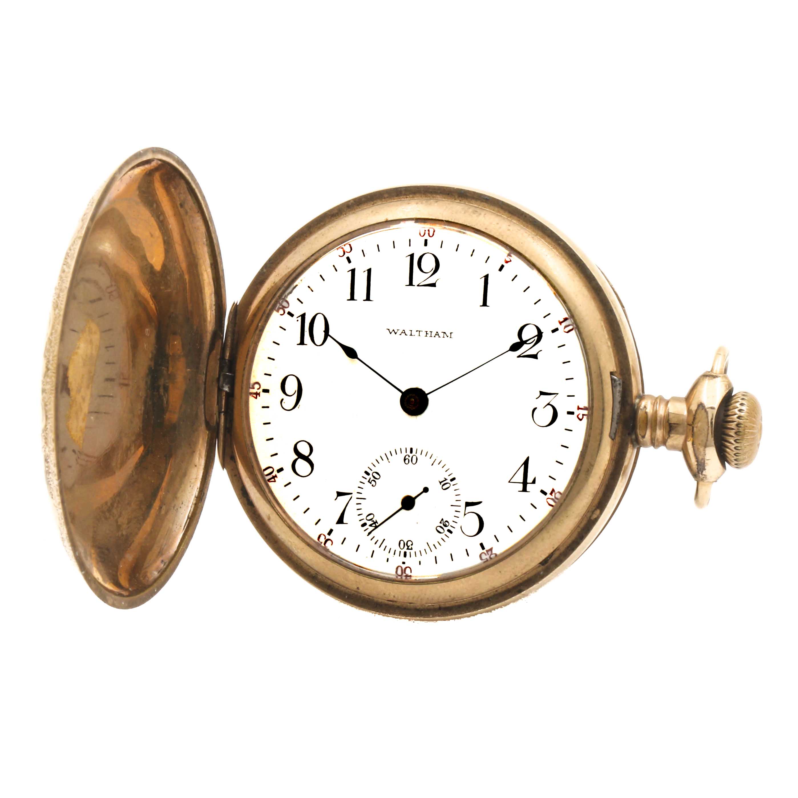 Antique Waltham Hunting Case Pocket Watch