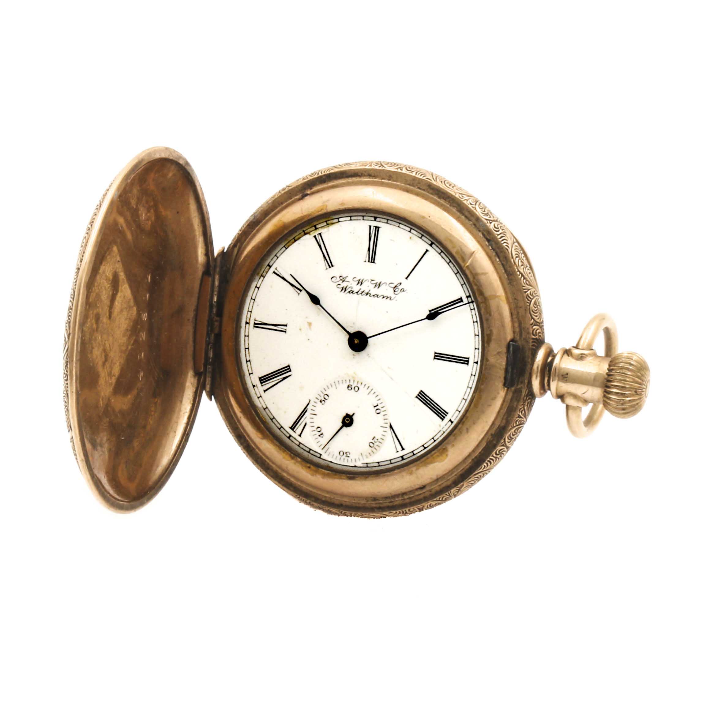 Antique Waltham Hunting Case Pocket Watch