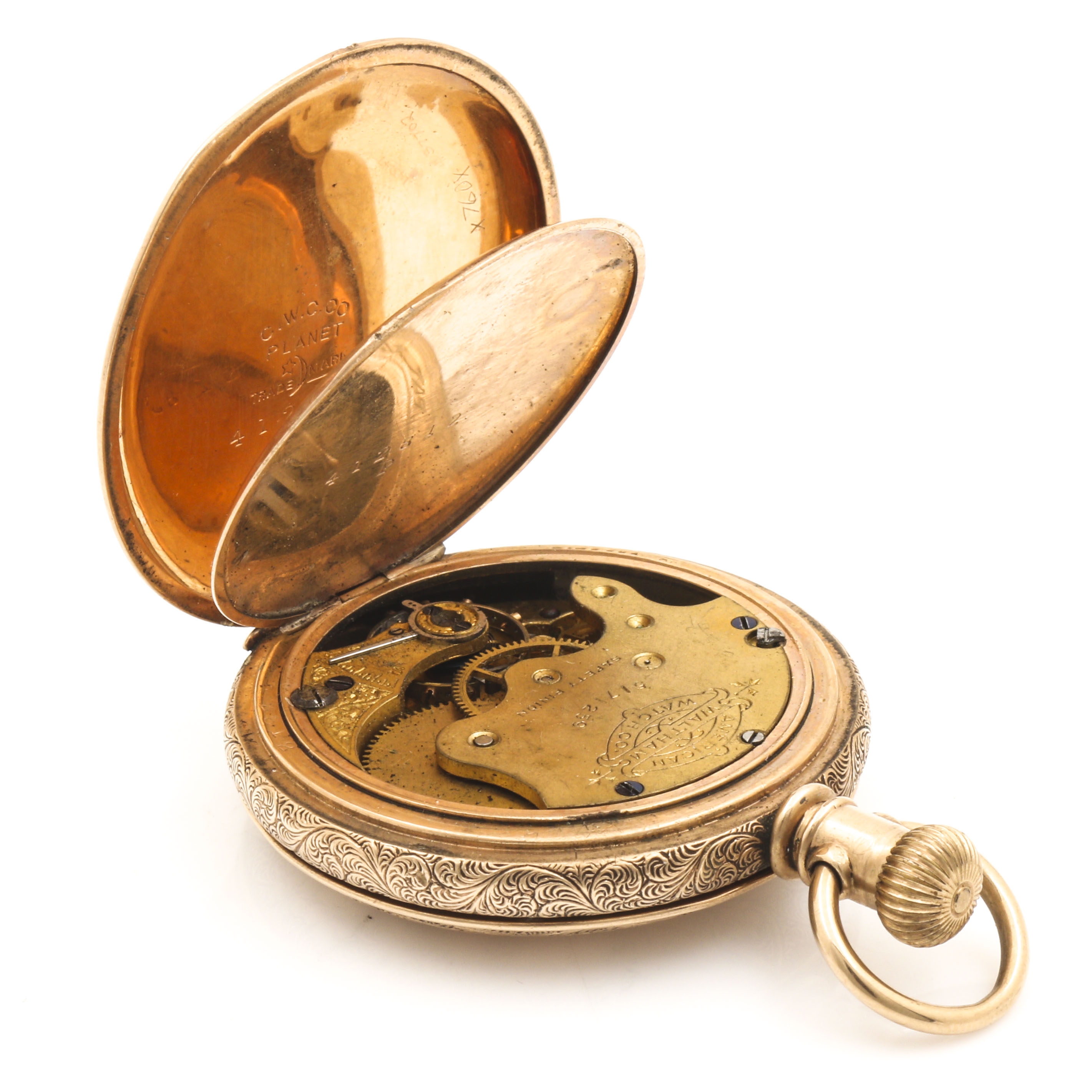 Antique Waltham Hunting Case Pocket Watch