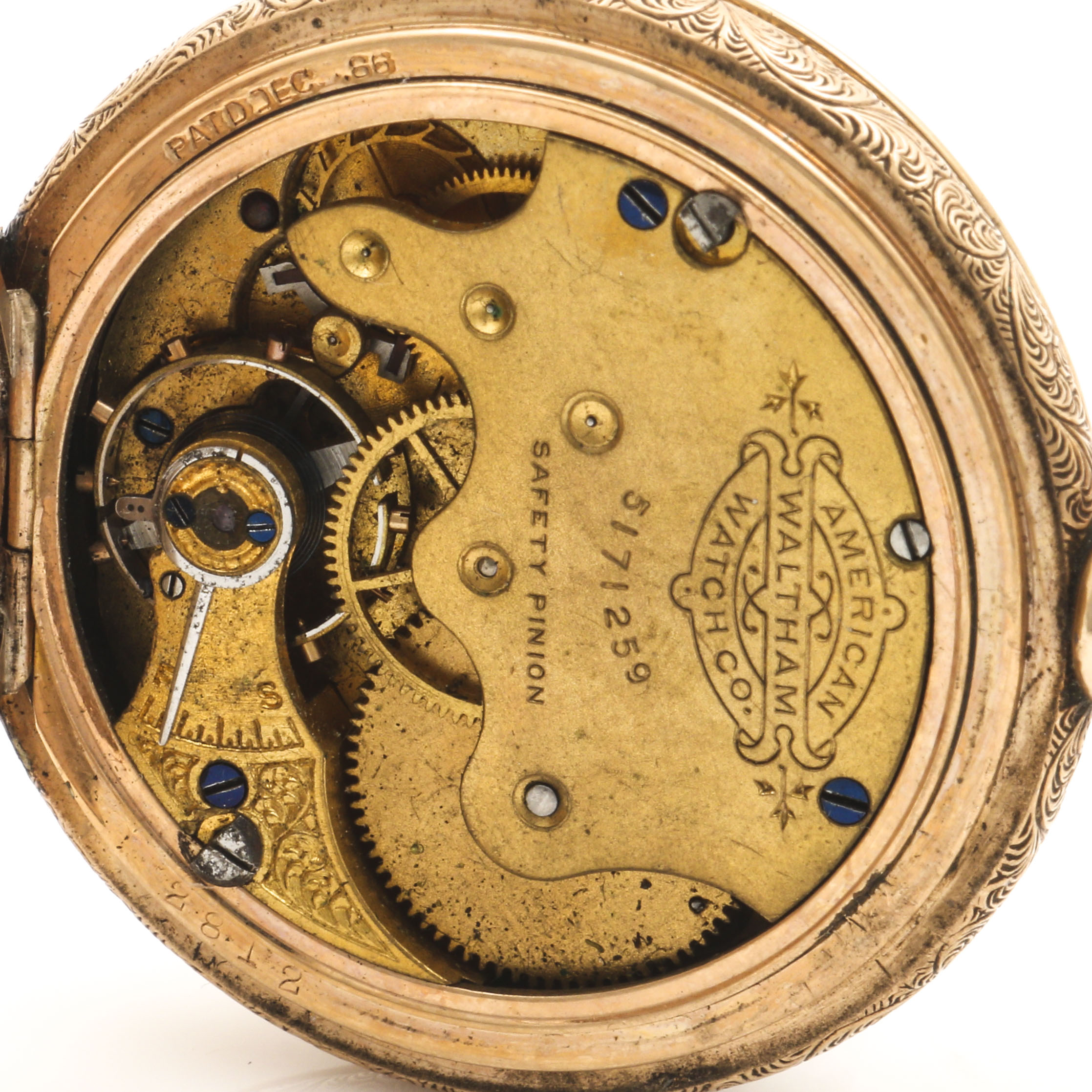 Antique Waltham Hunting Case Pocket Watch