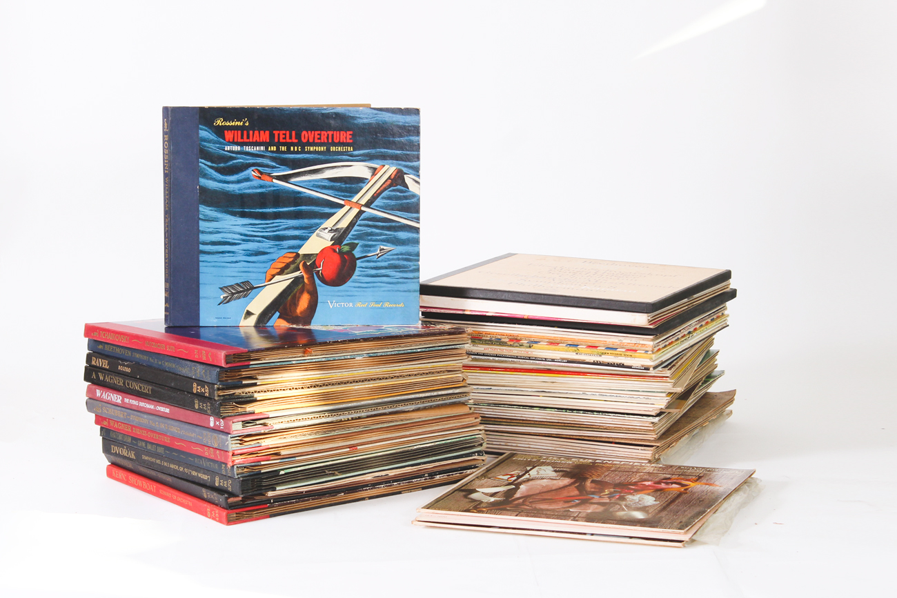 Set of Vintage Classical Music Vinyl Records