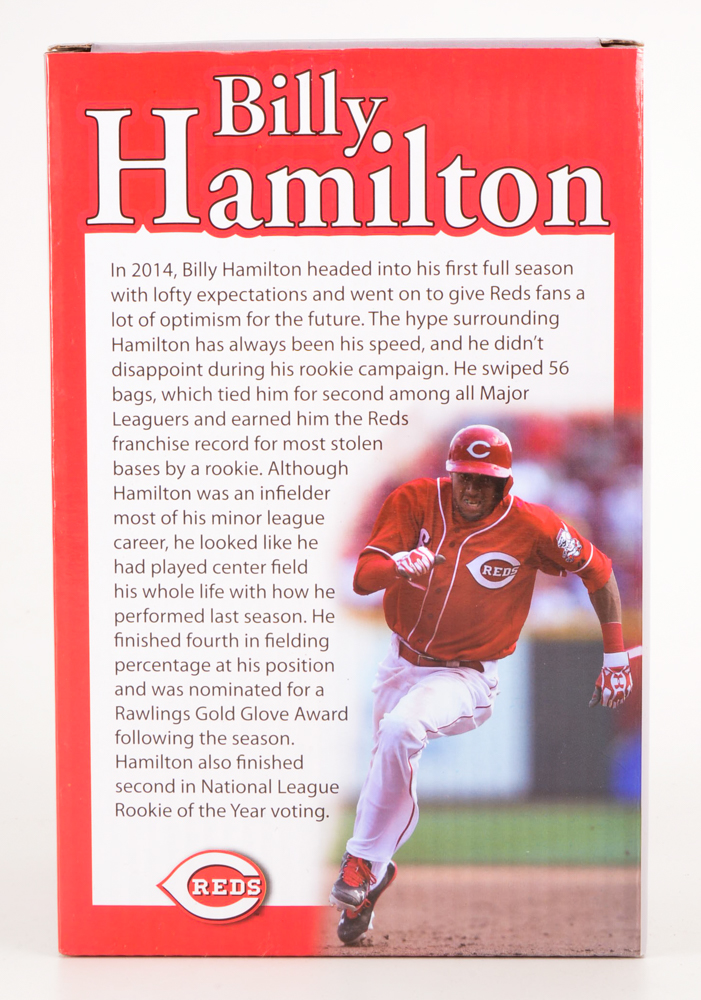 Four Cincinnati Reds Bobblehead Dolls With Boxes