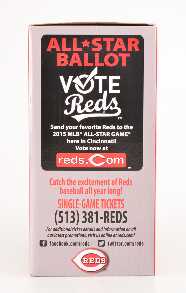 Four Cincinnati Reds Bobblehead Dolls With Boxes