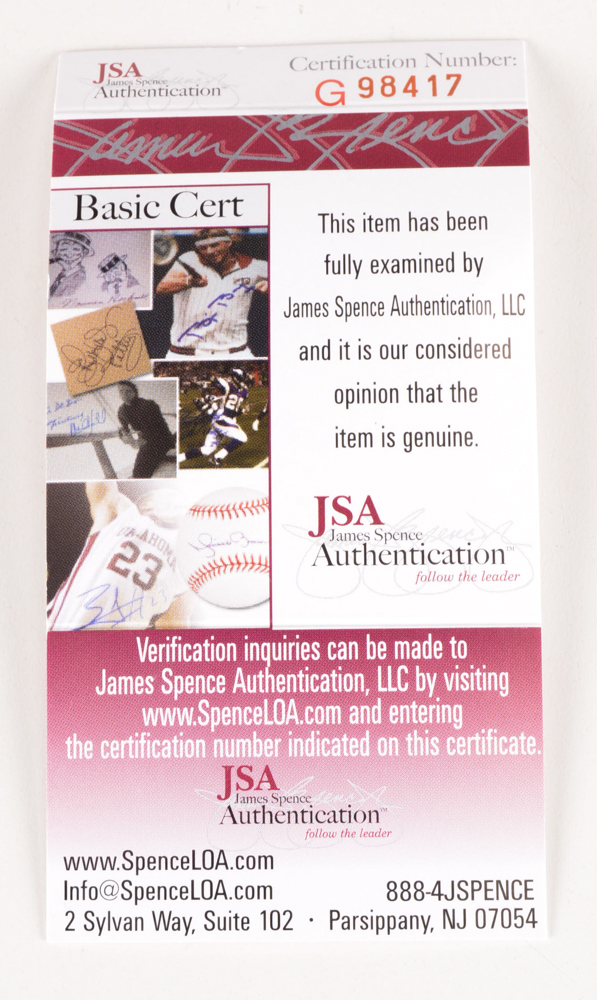 Bauer and Peralta Signed Baseballs  COAs