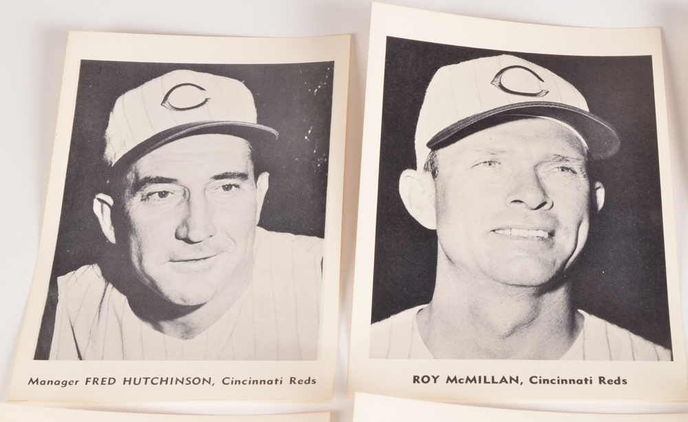 Twelve 1960 Cincinnati Reds Players Photo Prints