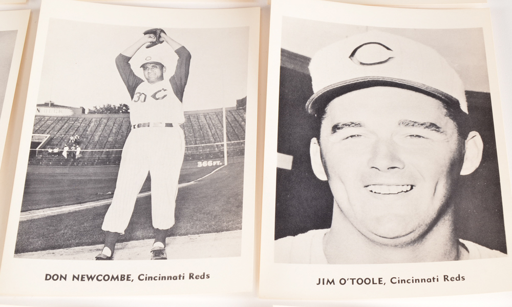 Twelve 1960 Cincinnati Reds Players Photo Prints