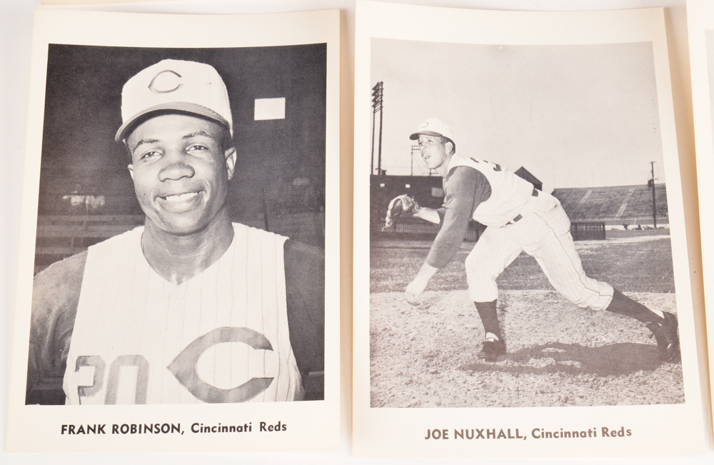 Twelve 1960 Cincinnati Reds Players Photo Prints