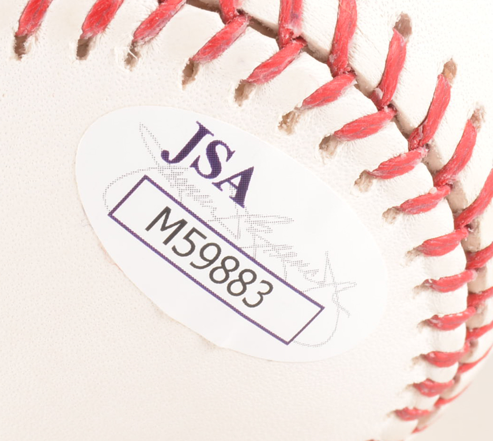 Yasiel Puig Signed Rawlings Signed MLB Baseball JSA COA