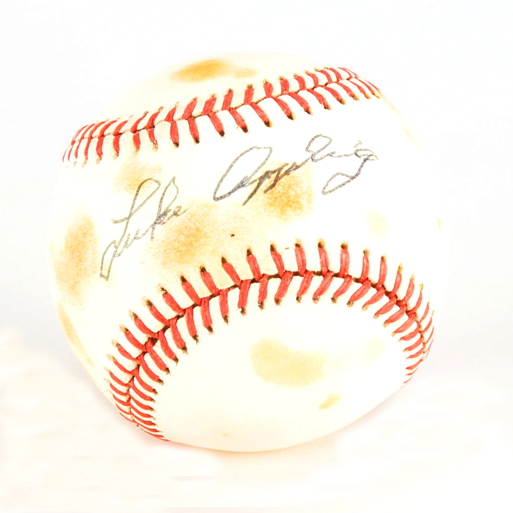 Luke Appling Signed Rawlings AL Baseball
