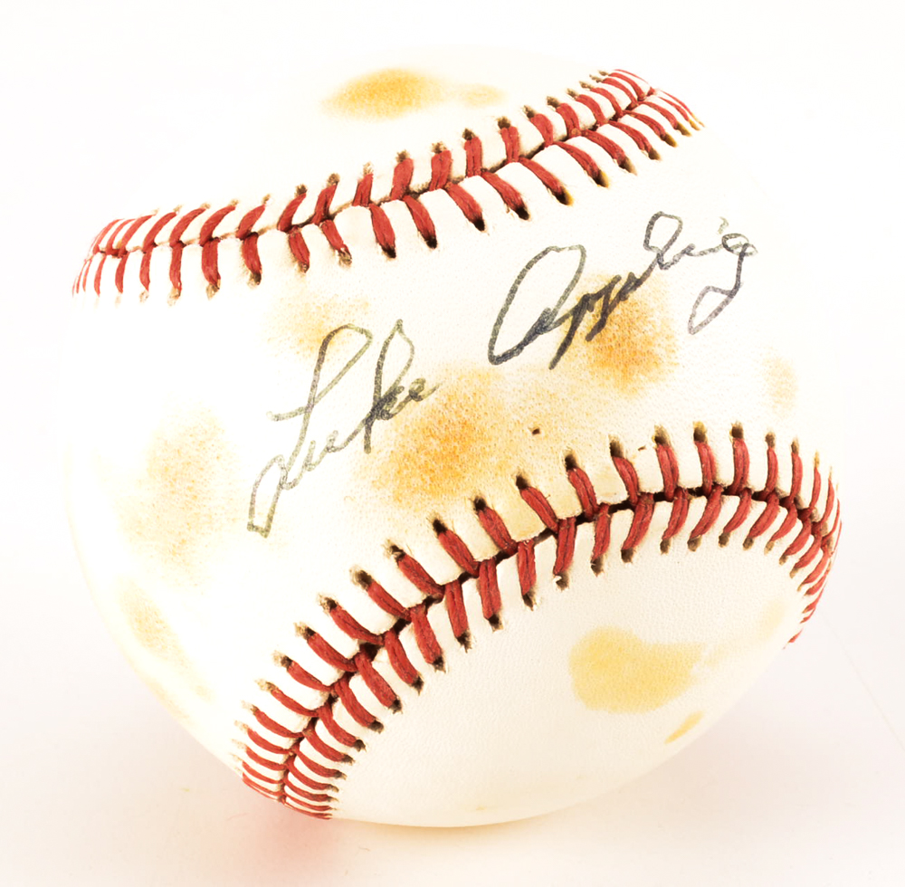 Luke Appling Signed Rawlings AL Baseball