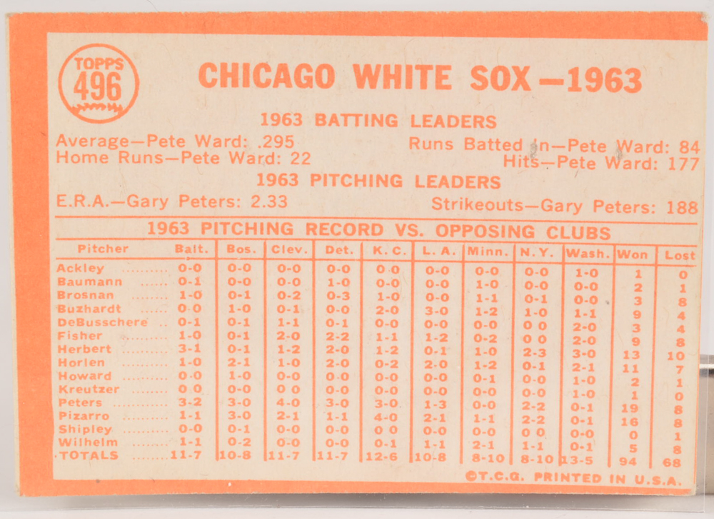 Sixty 1964 Topps Baseball Cards