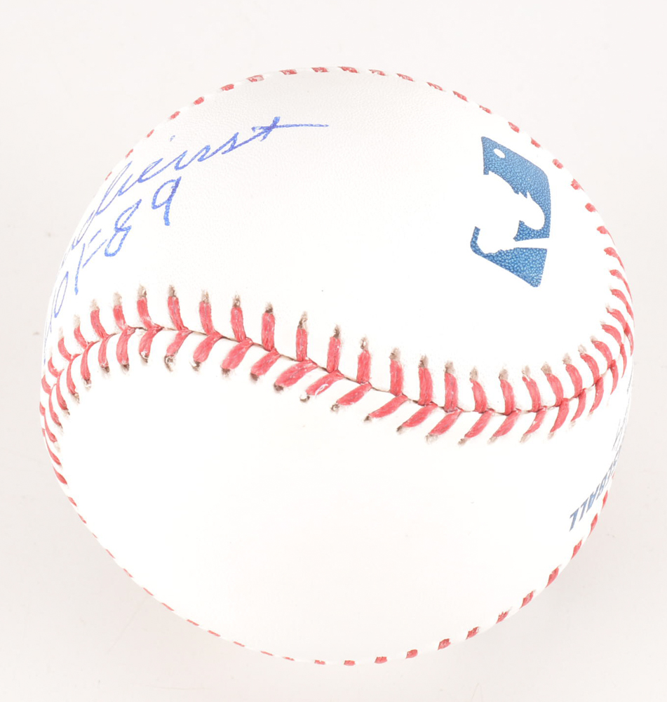 Red Schoendienst Signed Rawlings MLB Baseball JSA COA