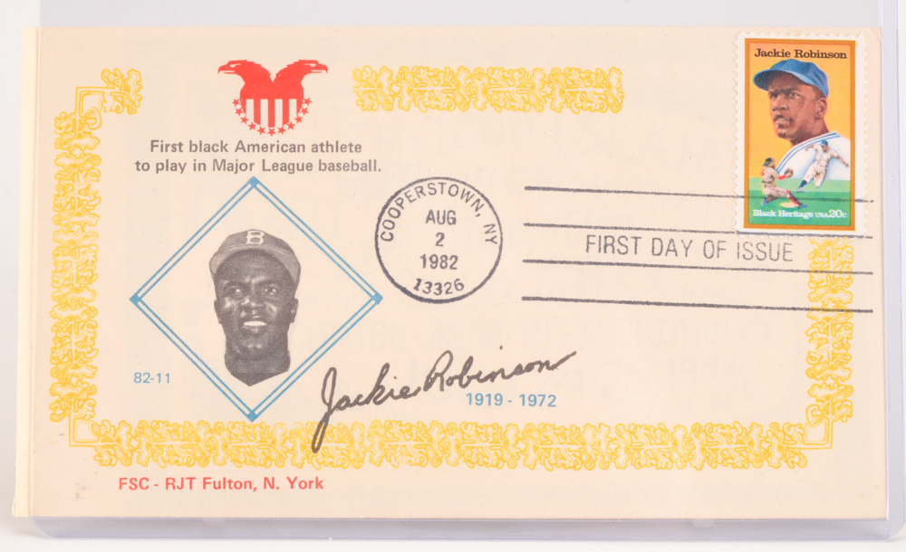 Vintage Reds Tickets/Stubs and J. Robinson First Day Postal Cover