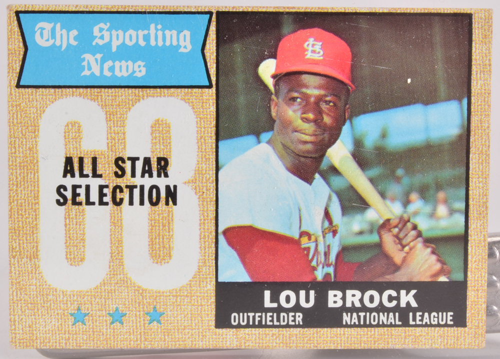 Fifty-Two 1968 Topps Baseball Cards With Brock and Cededa