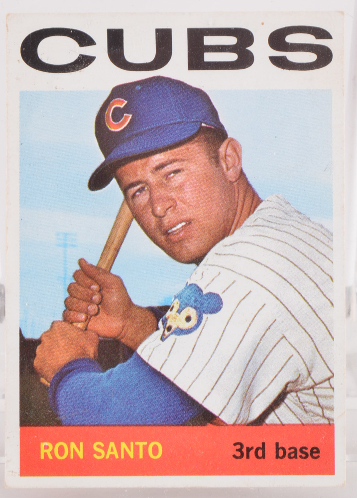 1963, 164, and 1965 Ron Santo Topps Baseball Cards