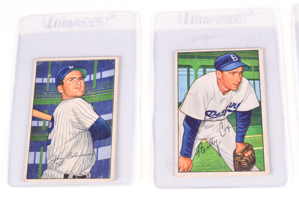 Ten Vintage Bowman and Topps Baseball Cards  Mainly Reds