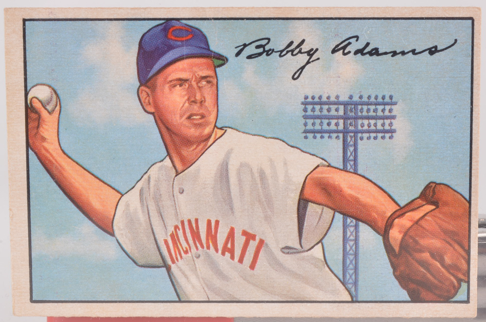 Ten Vintage Bowman and Topps Baseball Cards  Mainly Reds