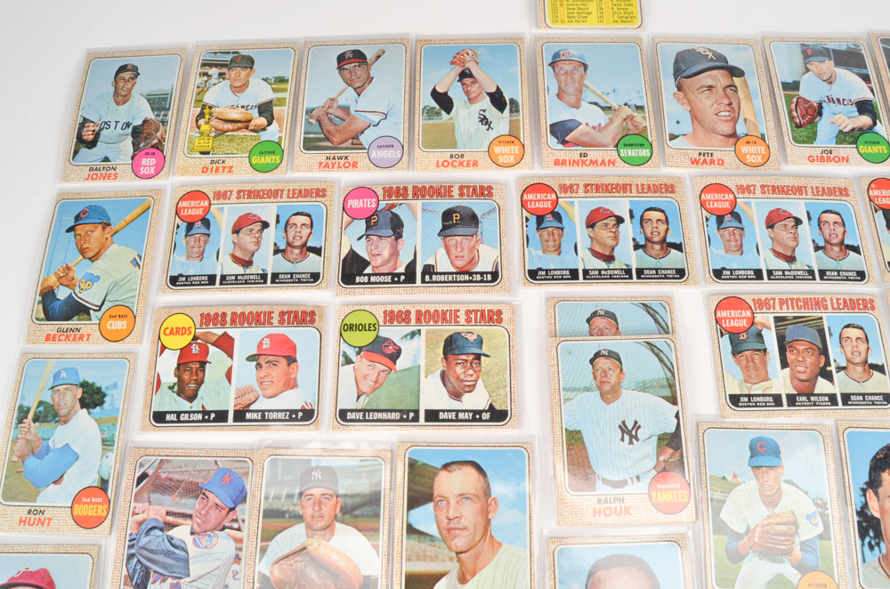 PRIORITY-Fifty 1968 Topps Baseball Cards