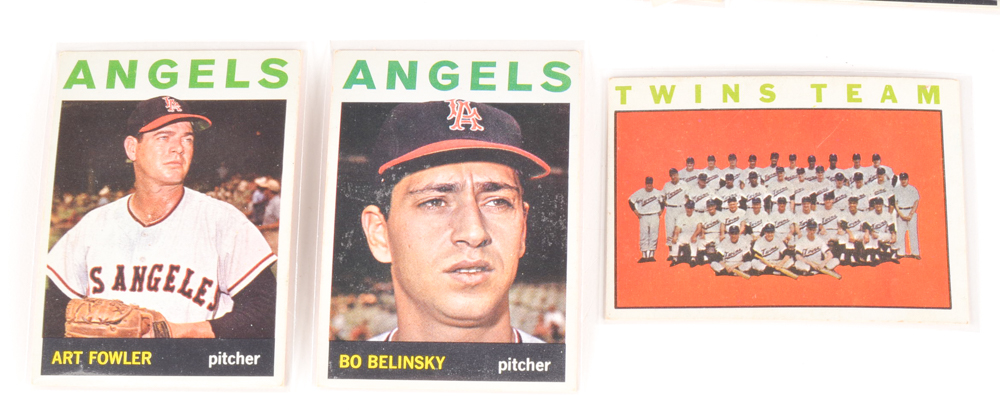 Sixty 1964 Topps Baseball Cards