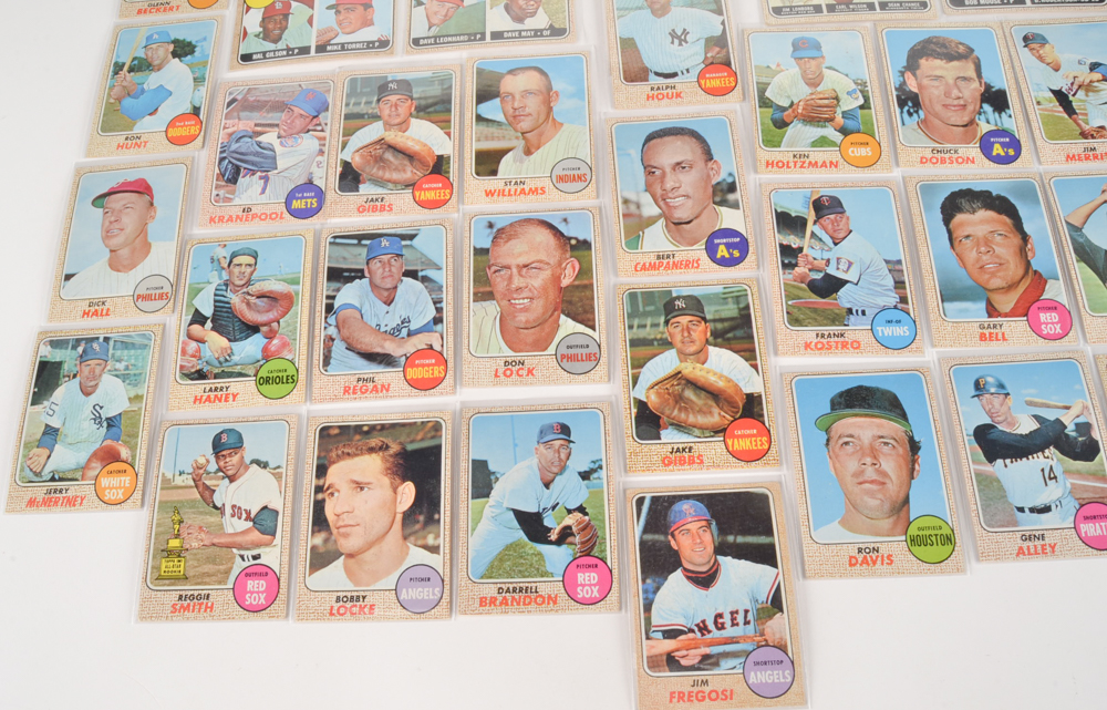 PRIORITY-Fifty 1968 Topps Baseball Cards