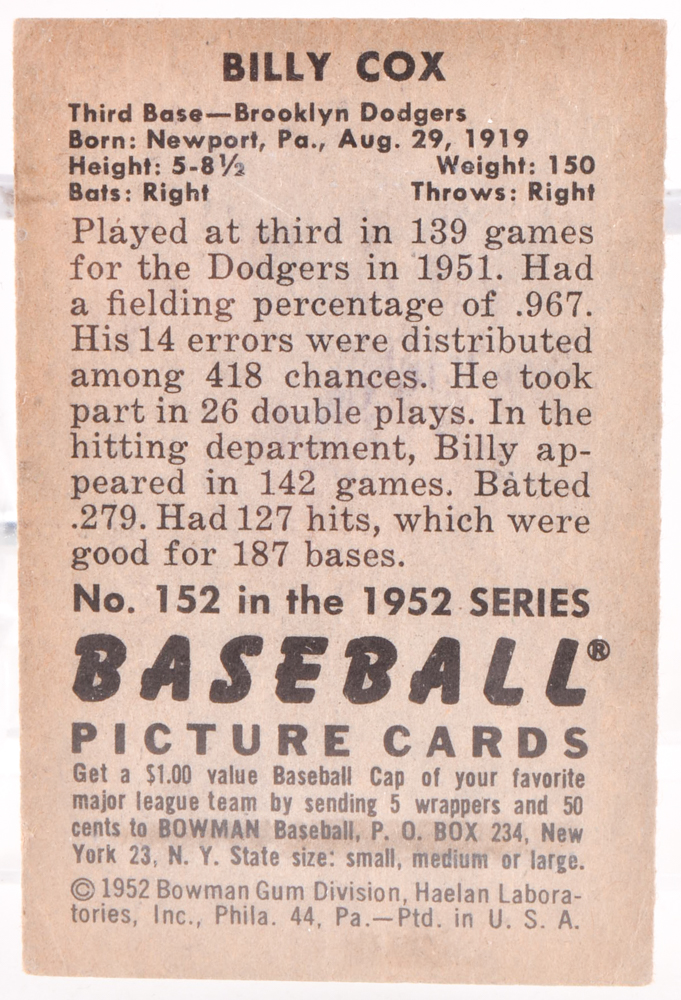 Ten Vintage Bowman and Topps Baseball Cards  Mainly Reds