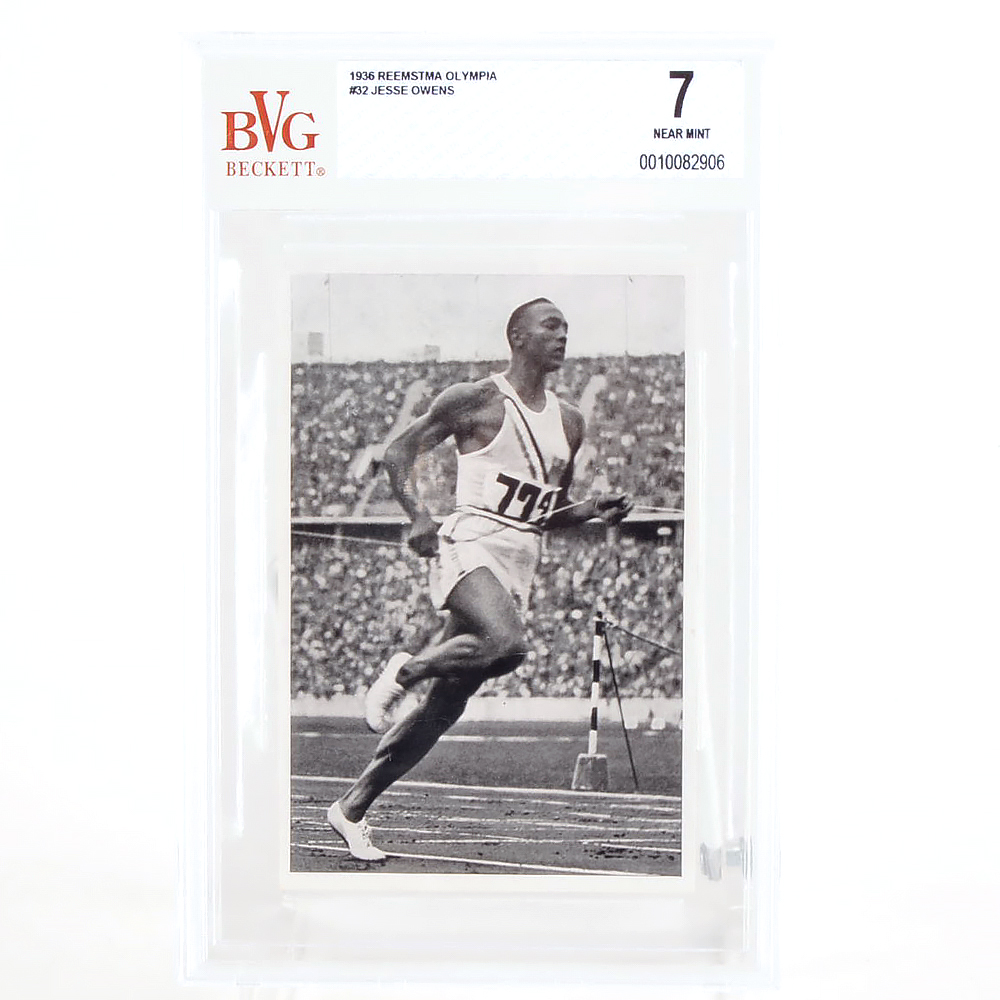 Jesse Owens 1936 Graded Card